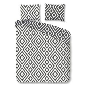 Szara dwuosobowa pościel bawełniana Muller Textielss Frits, 240x200 cm