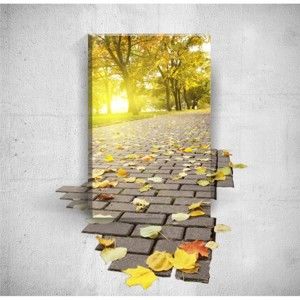 Obraz 3D Mosticx Autumn Road, 40x60 cm