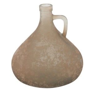Beżowy wazon ze szkła z recyklingu Mauro Ferretti Roma, ⌀ 17 cm