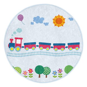 Jasnoniebieski dywan dziecięcy ø 100 cm Comfort – Mila Home
