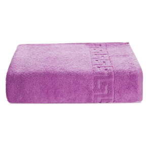 Jasnofioletowy ręcznik kąpielowy z bawełny Kate Louise Pauline, 70x140 cm