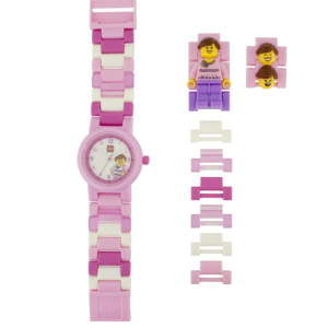 Różowy zegarek z figurką LEGO® Classic
