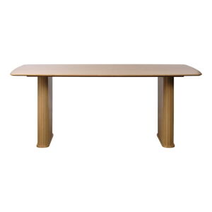 Stół z blatem w dekorze dębu 100x190 cm Nola – Unique Furniture