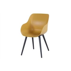 Komplet 2 żółtych krzeseł ogrodowych Hartman Sophie Organic Studio Chair