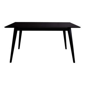 Czarny stół do jadalni House Nordic Copenhagen, 150x95 cm