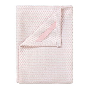 Zestaw 2 różowych bawełnianych ścierek kuchennych Blomus Pattern, 50x70 cm