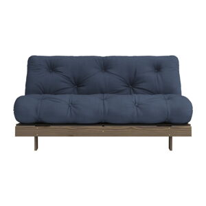 Ciemnoniebieska rozkładana sofa 160 cm Roots – Karup Design