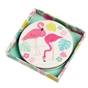 Lusterko kompaktowe Rex London Flamingo Bay