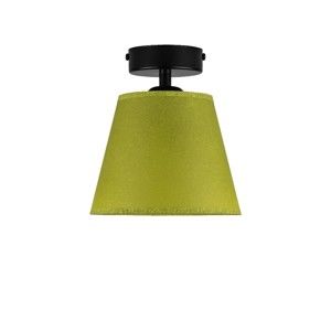 Zielona lampa sufitowa Sotto Luce IRO Parchment, ⌀ 16 cm