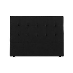 Czarny zagłówek łóżka Kooko Home Basso, 120x140 cm