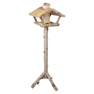Budka drewniana dla ptaków na stojaku z zasobnikiem Esschert Design