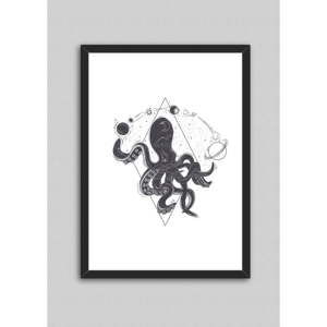 Plakat w ramie North Carolina Scandinavian Home Decors Octopus