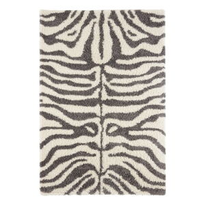 Szaro-beżowy dywan 290x200 cm Striped Animal – Ragami