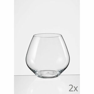 Zestaw 2 szklanek Crystalex Amoroso, 580 ml