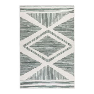 Zielony/kremowy dywan odpowiedni na zewnątrz 200x290 cm Gemini – Elle Decoration