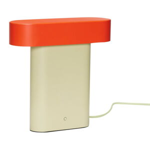 Pomarańczowa/beżowa lampa stołowa (wysokość 25 cm) Sleek – Hübsch