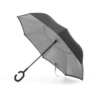 Czarno-szary parasol InnovaGoods, ø 98 cm