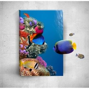 Obraz 3D Mosticx Underwater Fish, 40x60 cm