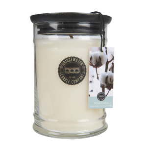 Duża świeczka w szkle Creative Tops Sweet White Cotton, czas palenia 140–160 godzin