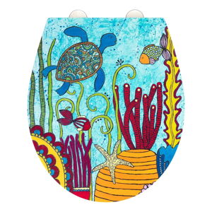 Deska sedesowa wolnoopadająca 37 x 44,5 cm Rollin'Art Under Water – Wenko