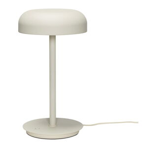 Kremowa lampa stołowa LED ze ściemniaczem (wysokość 37 cm) Velo – Hübsch