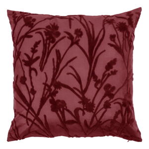 Czerwona poduszka dekoracyjna Tiseco Home Studio Iris, 45x45 cm