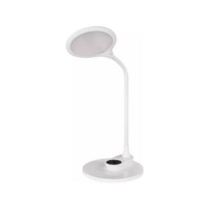 Biała lampa stołowa LED ze ściemniaczem (wys. 30 cm) Ruby – EMOS