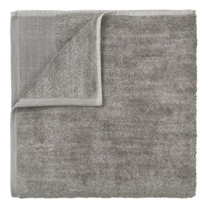 Szary bawełniany ręcznik kąpielowy Blomus, 140x70 cm