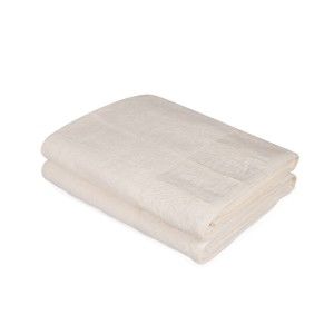 Zestaw dwóch białych ręczników kąpielowych Victorian, 150x90 cm