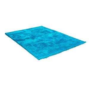 Niebieski dywan z domieszką wełny Cotex Donare, 70x140 cm