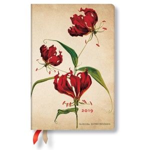 Kalendarz dzienny na 2019 rok Paperblanks Gloriosa Lily, 9,5x14 cm