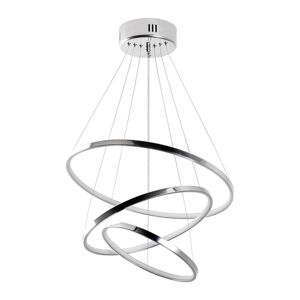 Lampa wisząca LED w kolorze srebra ø 50 cm Simit – Opviq lights