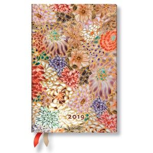 Kalendarz na 2019 rok Paperblanks Kikka Verso, 9,5x14 cm