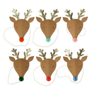 Czapki imprezowe w zestawie 6 sztuk Reindeer - Meri Meri