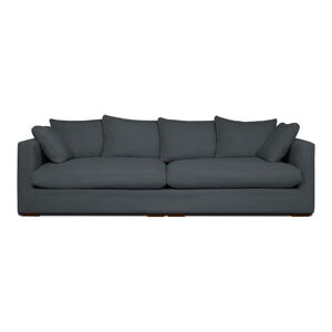 Szara sztruksowa sofa 266 cm Comfy – Scandic