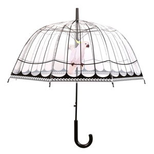 Przezroczysty parasol odporny na wiatr Ambiance Birds, ⌀ 81 cm