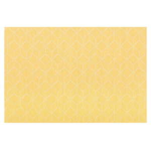 Żółta mata stołowa Tiseco Home Studio Cubes, 45x30 cm
