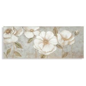 Ręcznie malowany obraz Mauro Ferretti Blossoms, 150x60 cm