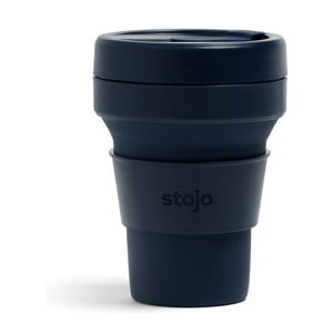 Niebieski składany kubek Stojo Pocket Cup Denim, 355 ml