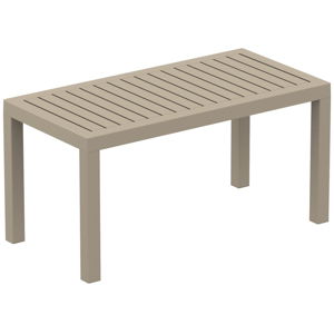 Piaskowobrązowy stolik ogrodowy Resol Click-Clack, 90x45 cm