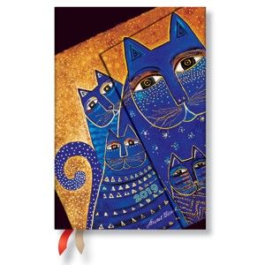 Kalendarz na 2019 rok Paperblanks Mediterranean Cats Horizontal, 10x14 cm