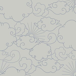 Tapeta dziecięca 100x280 cm Barocco Clouds – Dekornik