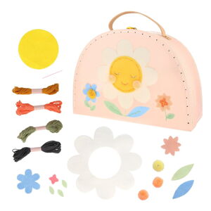 Zestaw kreatywny Flower Embroidery Suitcase – Meri Meri
