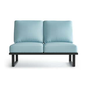 Jasnoniebieska 2-osobowa sofa ogrodowa Marie Claire Home Angie