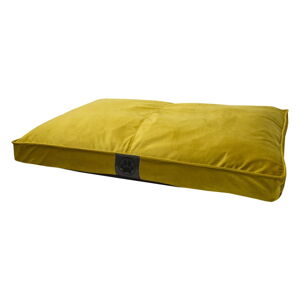 Żółte zamszowe legowisko 110x70 cm Dog Box – Ego Dekor
