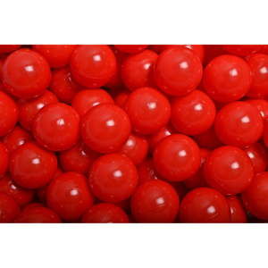 Zestaw 50 czerwonych piłek do basenu dla dzieci MeowBaby