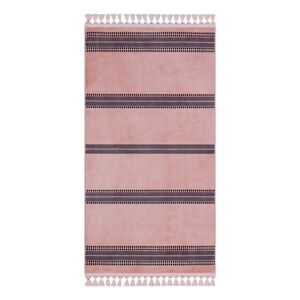 Różowy dywan odpowiedni do prania 230x160 cm − Vitaus