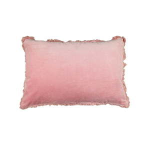 Różowa bawełniana poduszka HSM collection Colorful Living Rosa Carro, 60x40 cm