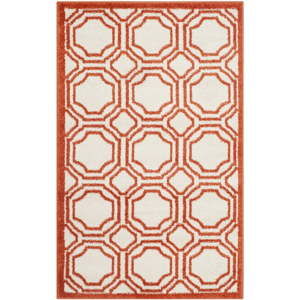 Pomarańczowy dywan odpowiedni na zewnątrz Safavieh Ferrat, 121x76 cm