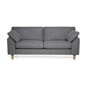 Szara sofa Scandic Garda, 186 cm